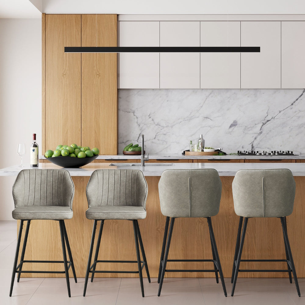 Danforth Barhocker aus Kunstleder