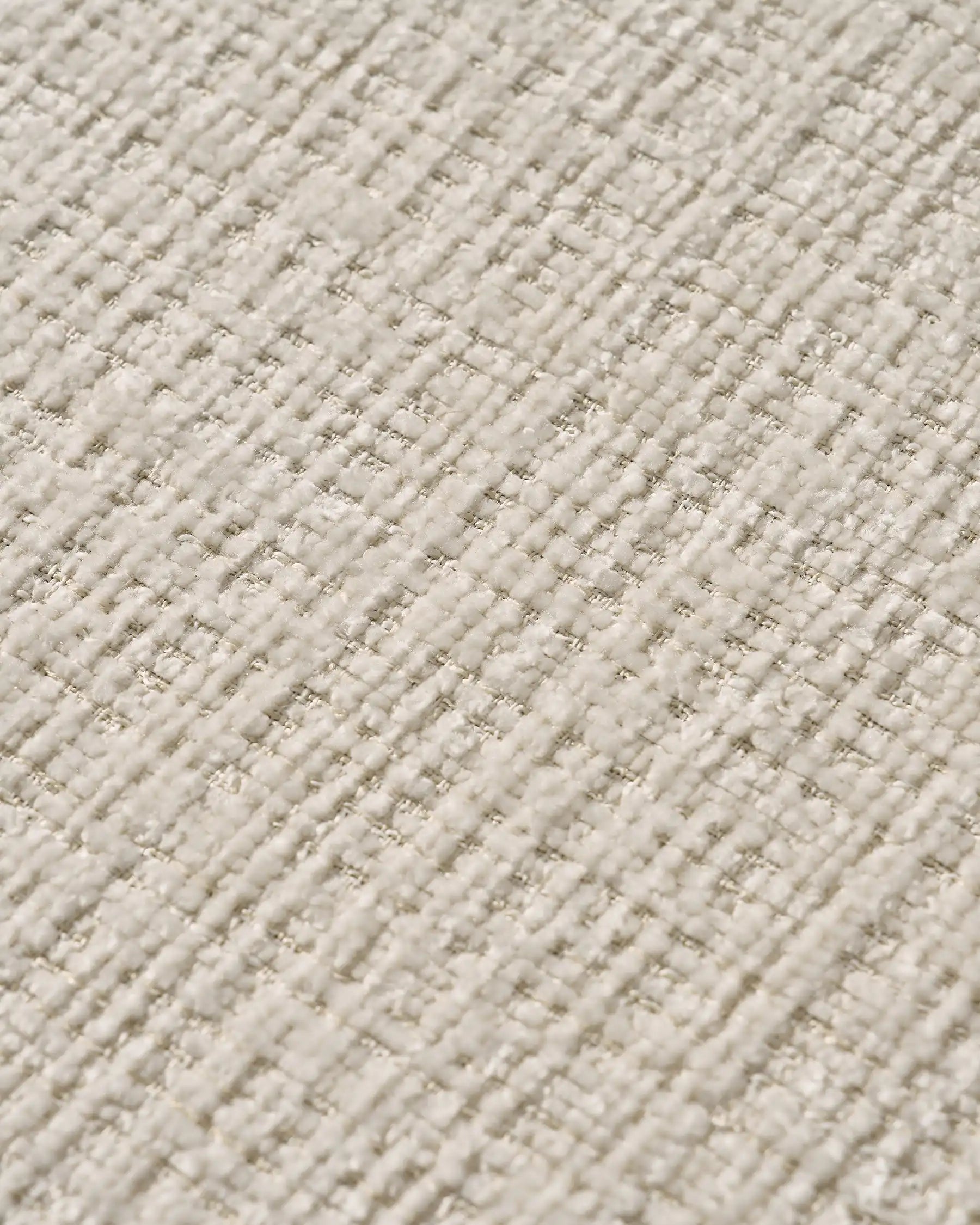 Arlo Esszimmerstuhl mit Chenillebezug in Weiß & Beige