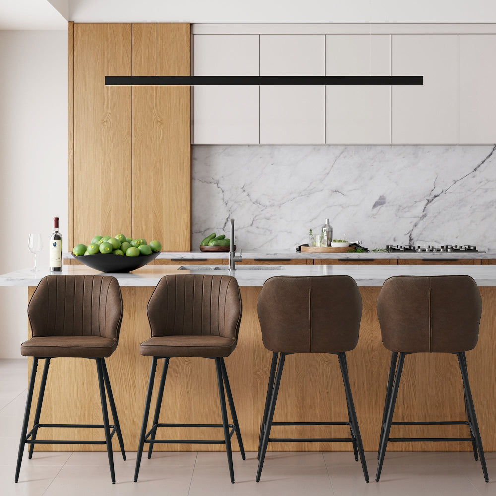 Danforth Barhocker aus Kunstleder