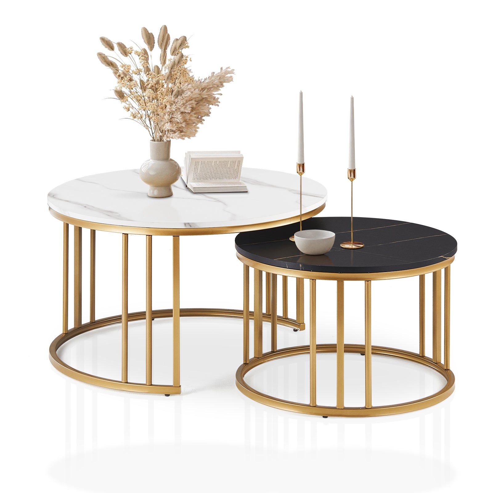 Twins runder Couchtisch