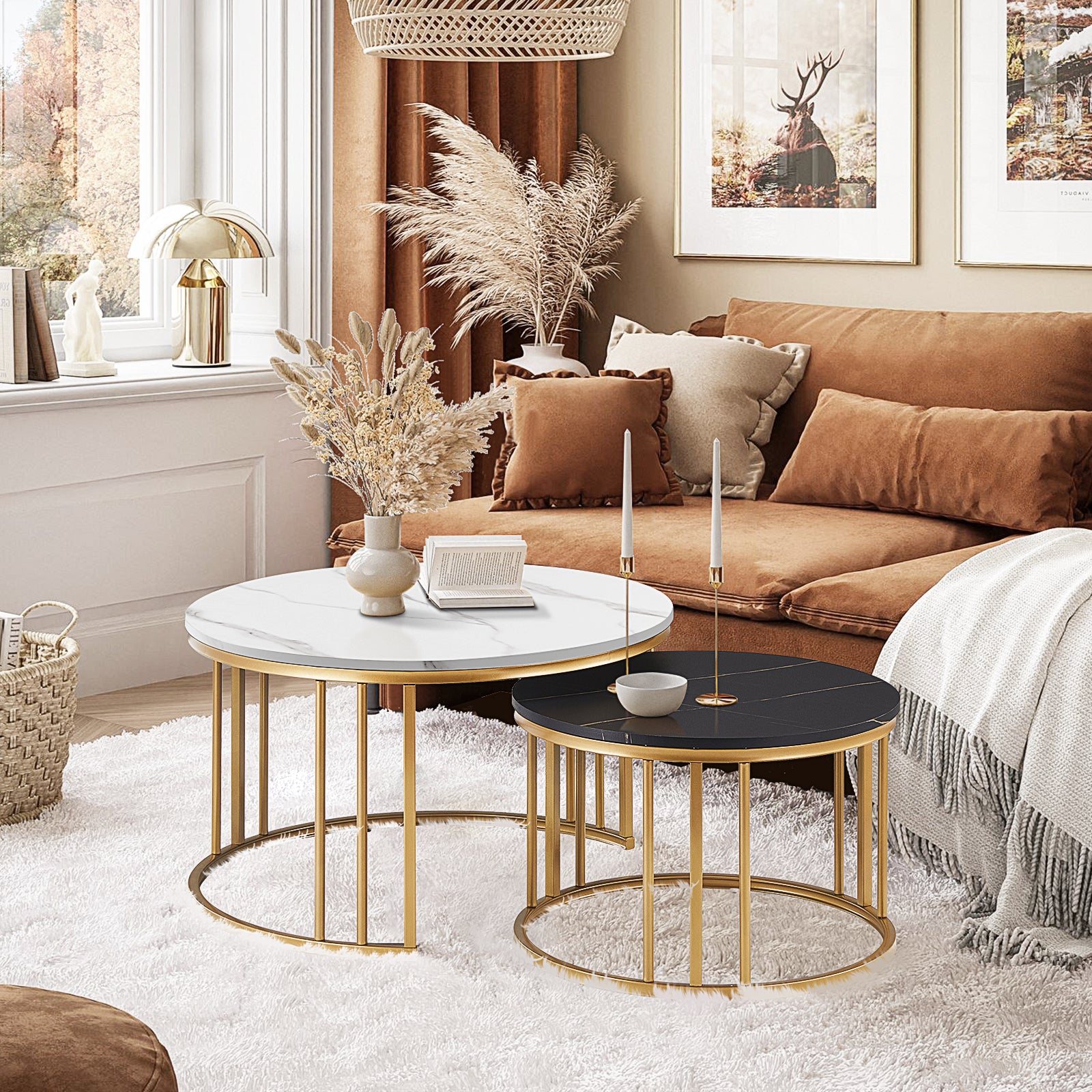 Twins runder Couchtisch