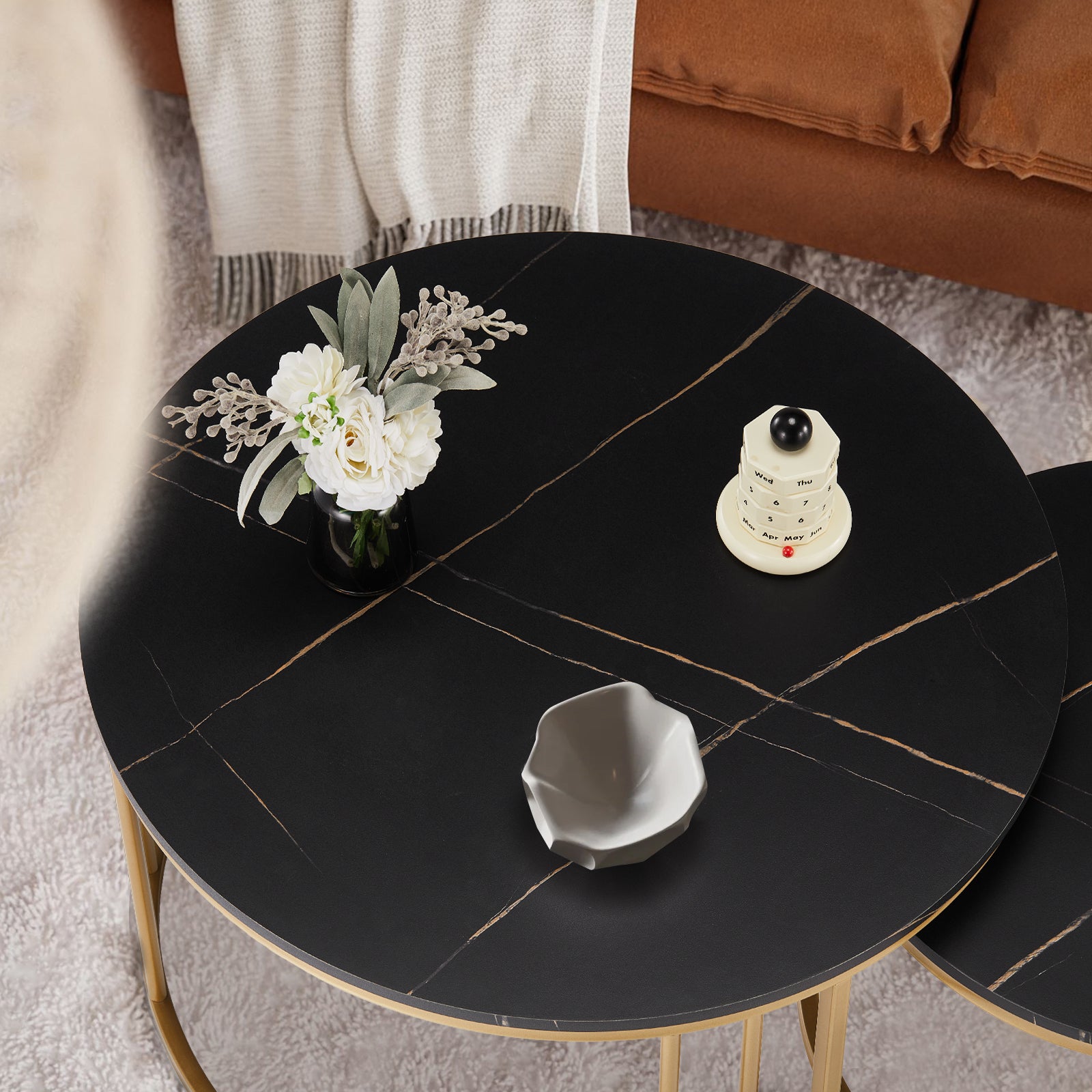 Twins runder Couchtisch