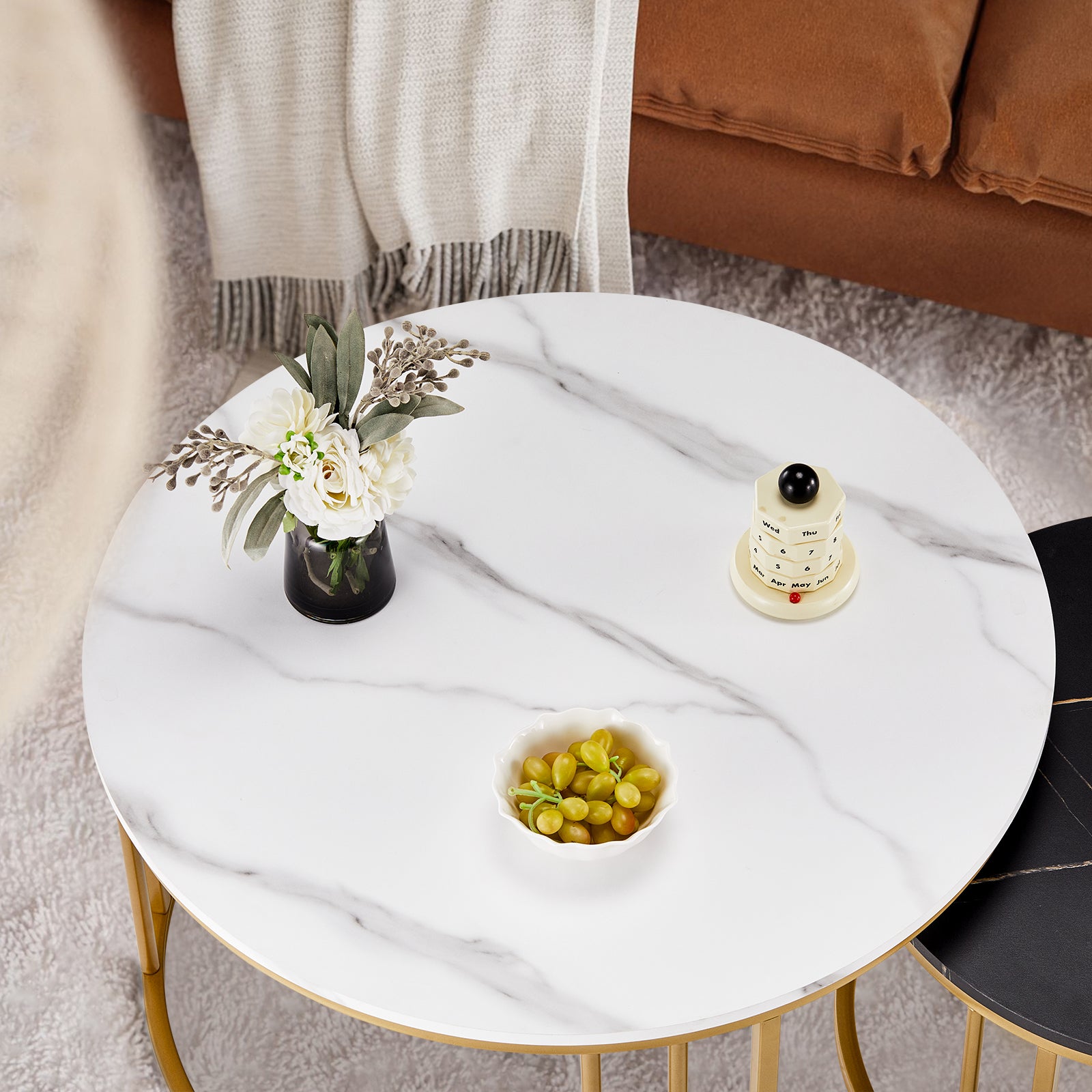 Twins runder Couchtisch