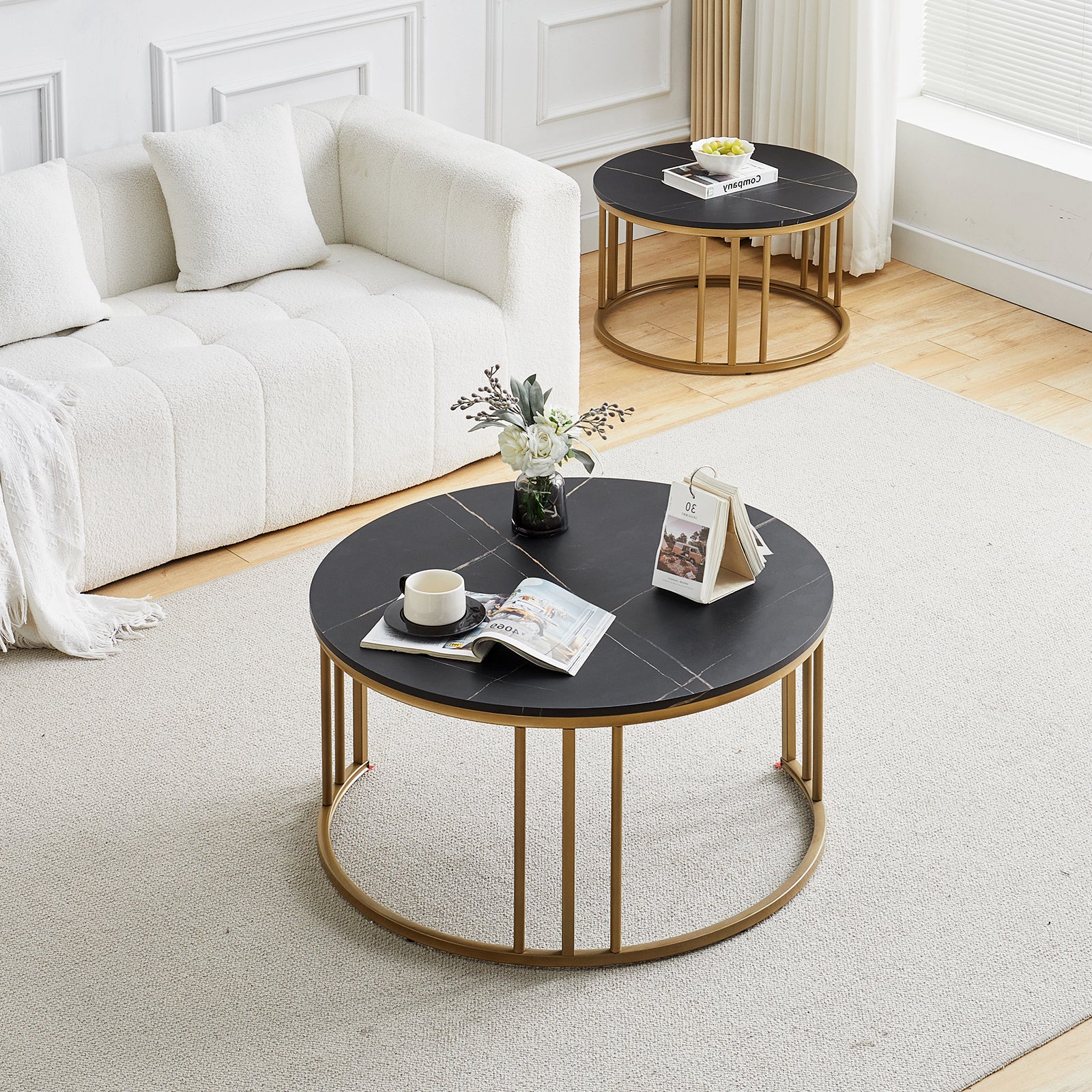 Twins runder Couchtisch