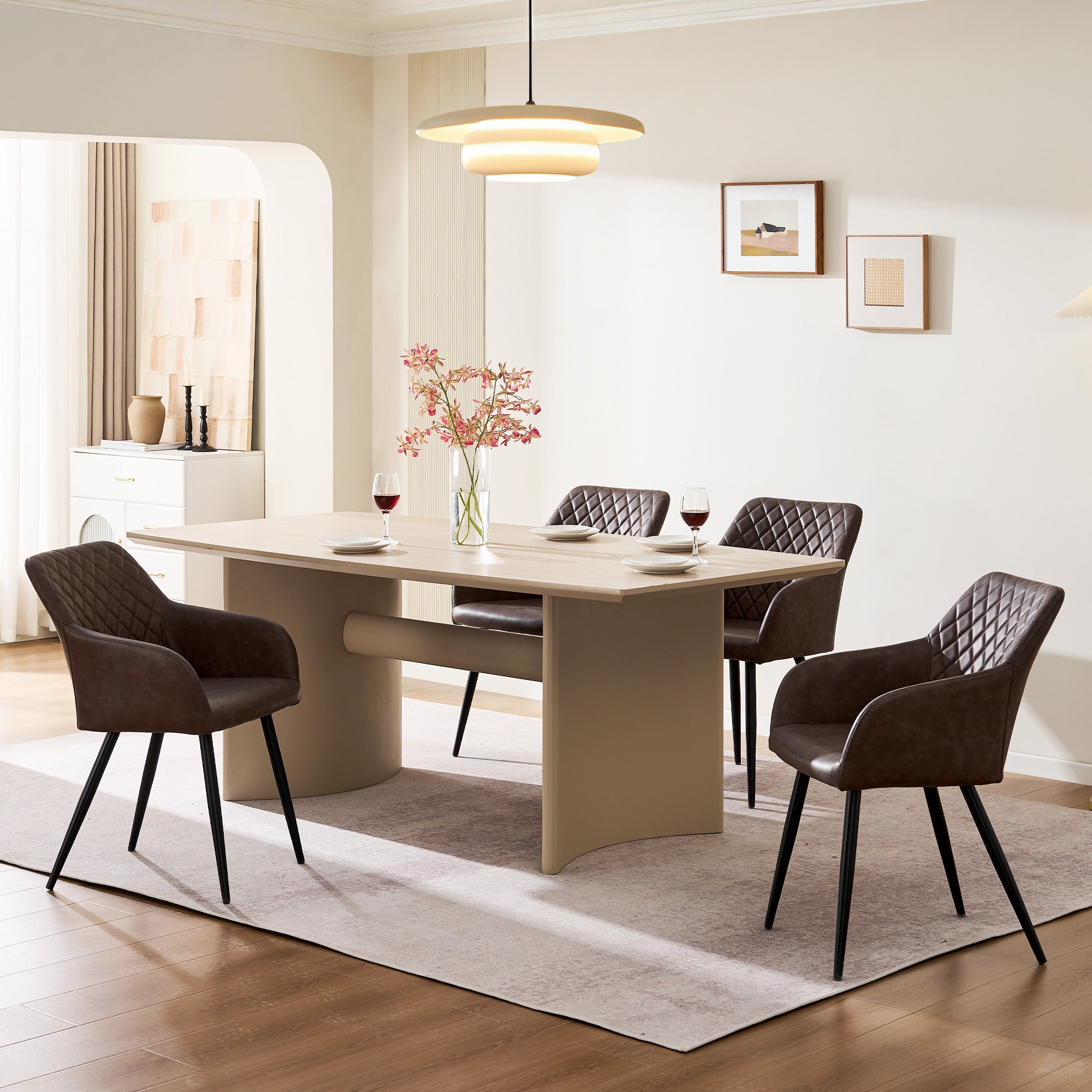 Moree Esszimmerstühle aus Kunstleder