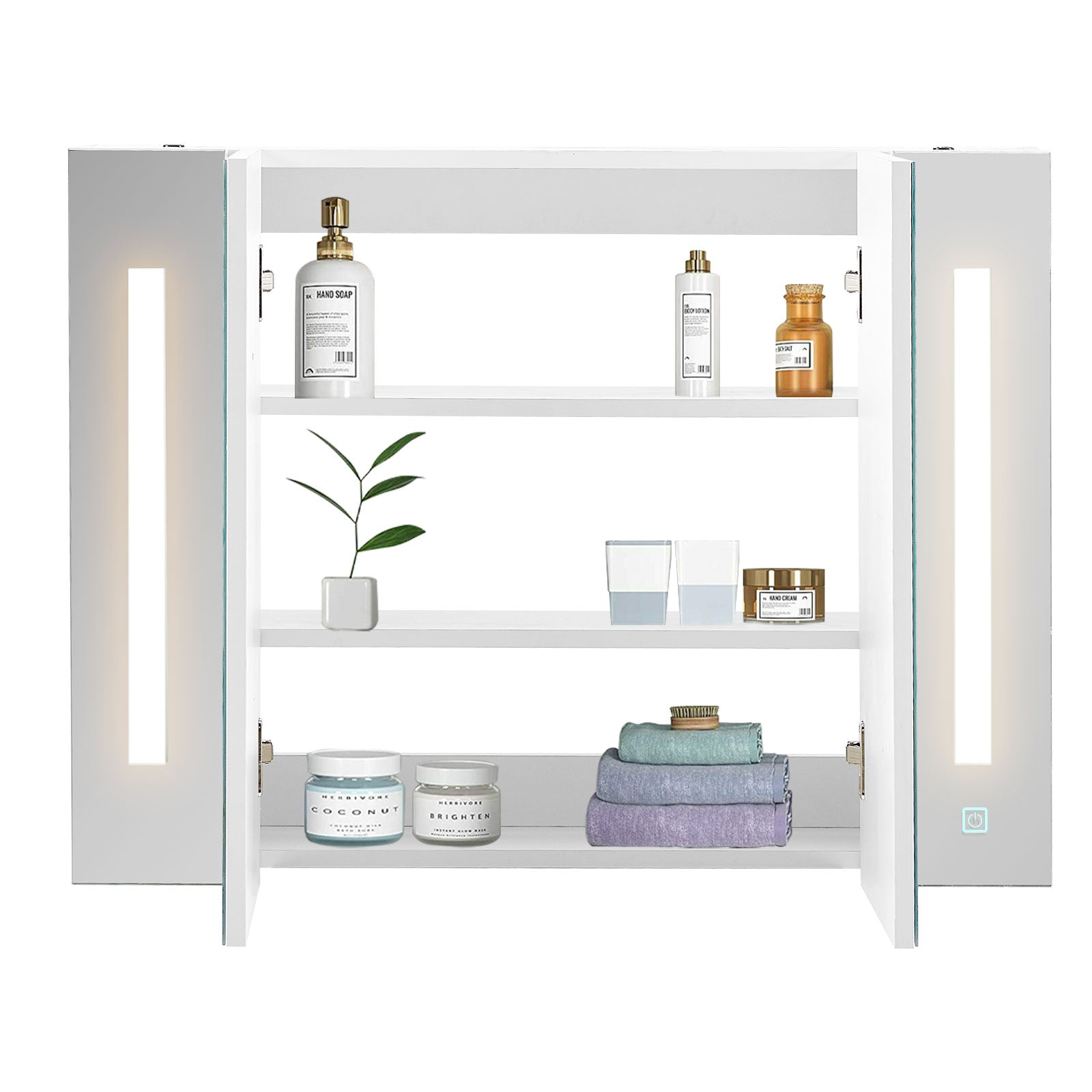 Othello Spiegelschrank Bad mit Beleuchtung (2 Türen)