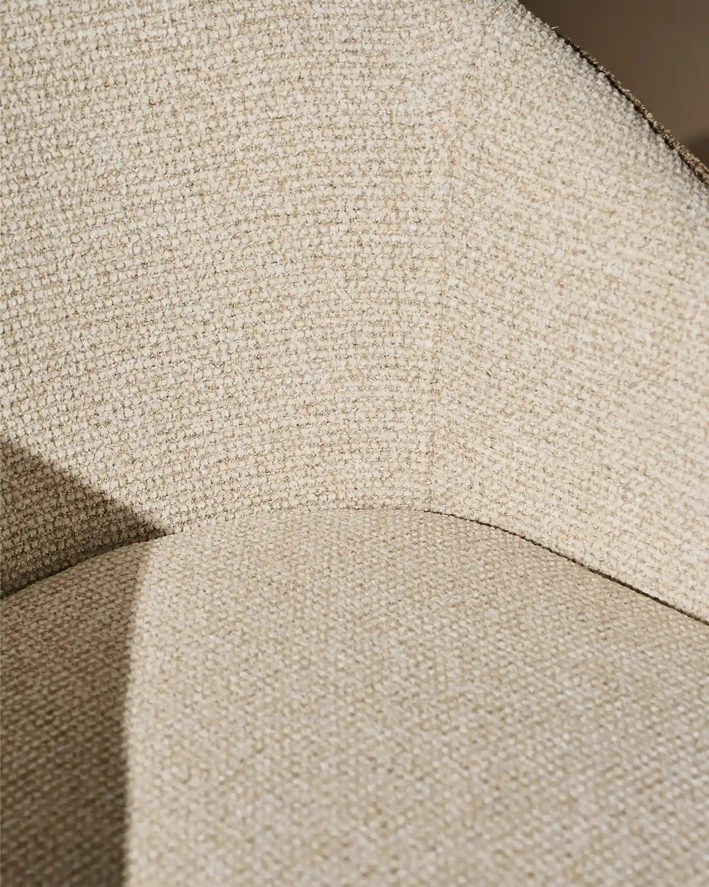 Elowen Esszimmerstuhl mit Chenillebezug in Beige