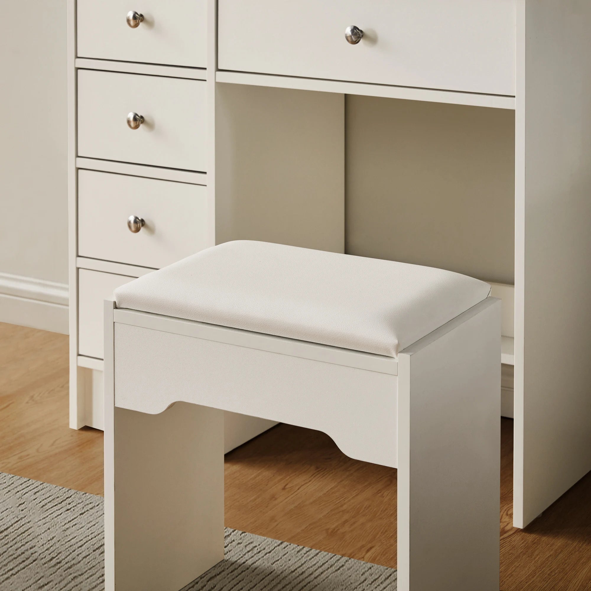 Amya Schminktisch Set mit Schiebespiegel