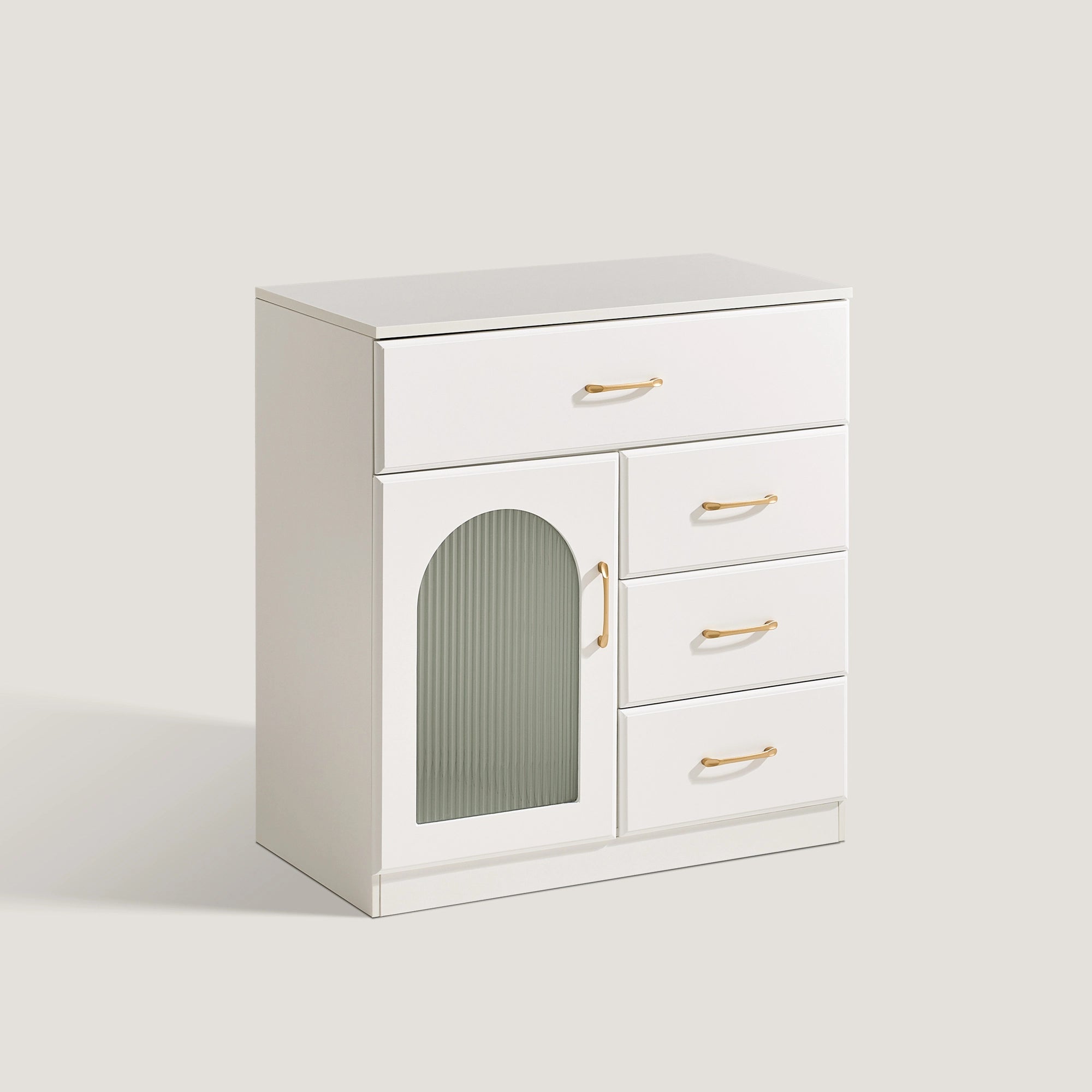 HEDDA Kommode Weiß mit Schubladen