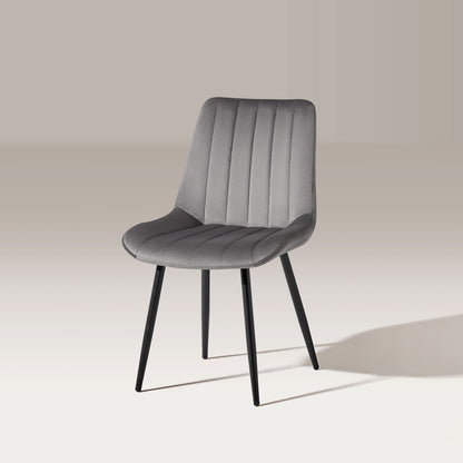 Clair Esszimmerstühle aus Samt