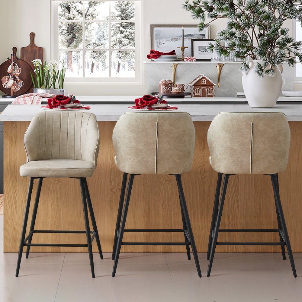 Danforth Barhocker aus Kunstleder