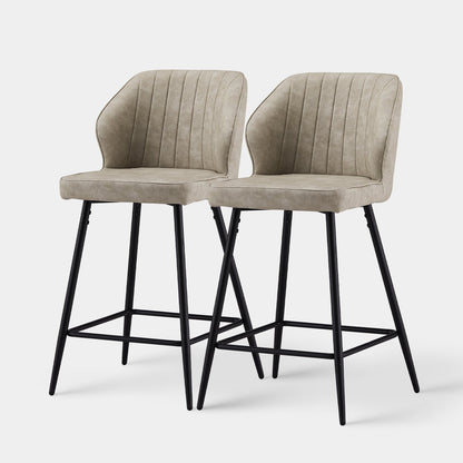 Danforth Barhocker aus Kunstleder