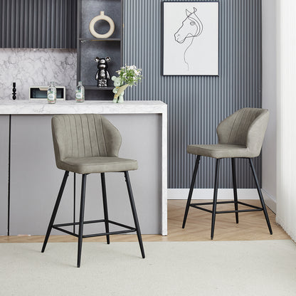 Danforth Barhocker aus Kunstleder