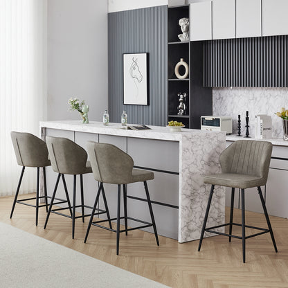 Danforth Barhocker aus Kunstleder