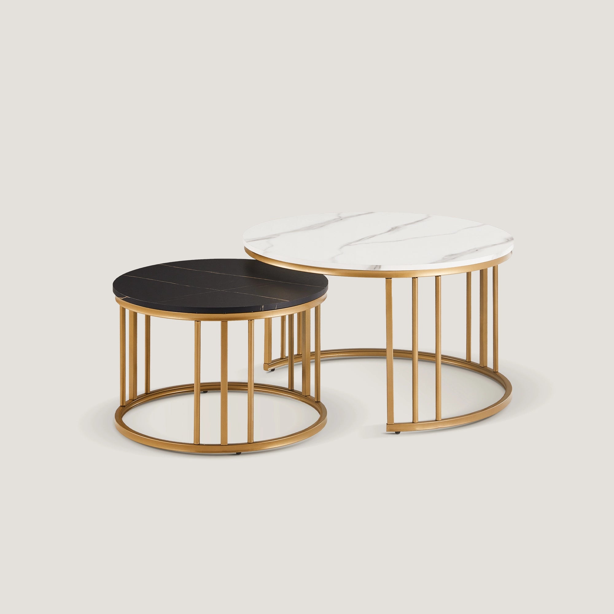 Twins runder Couchtisch