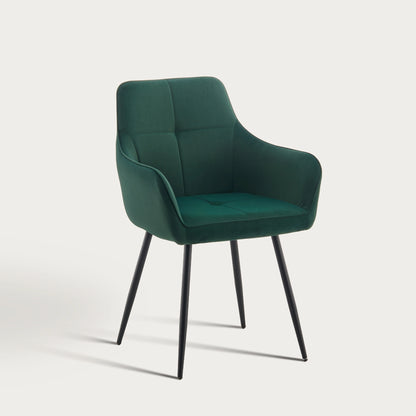 Aven Esszimmerstühle aus Samt[2er-Set]