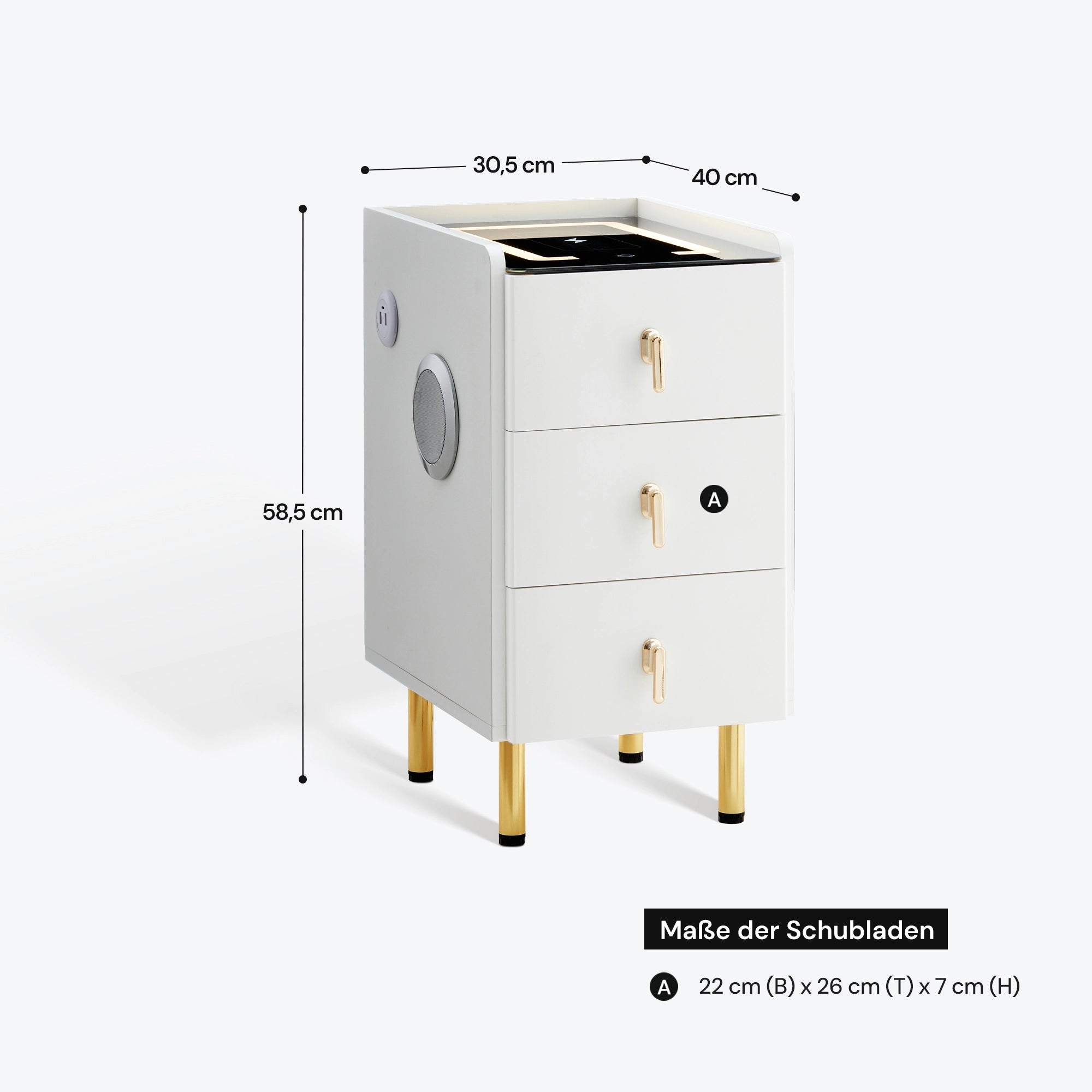 Aldivo Smart Nachttisch
