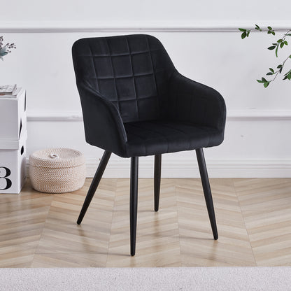 Bloor Esszimmerstühle aus Samt[2er-Set]