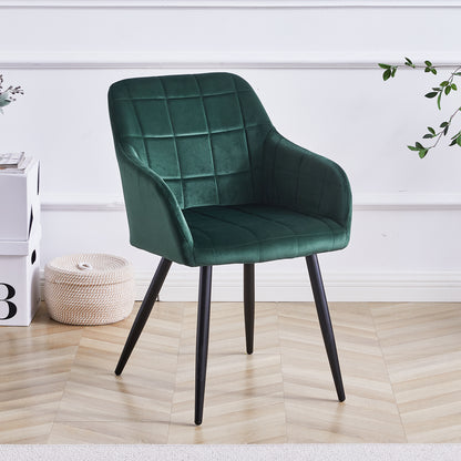 Bloor Esszimmerstühle aus Samt[2er-Set]