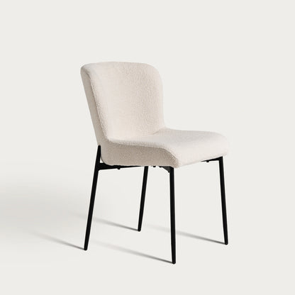 Celeste Esszimmerstühle aus Boucle