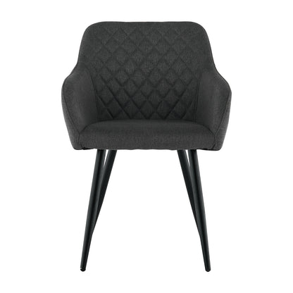 Lumes Esszimmerstühle aus Leinen[2er-Set]