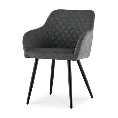 Lumes Esszimmerstühle aus Leinen[2er-Set]