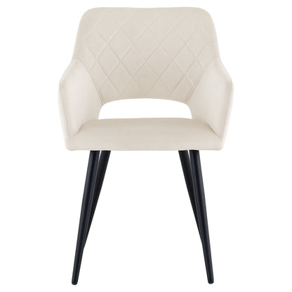 Kieran Esszimmerstühle aus Samt[2er-Set]