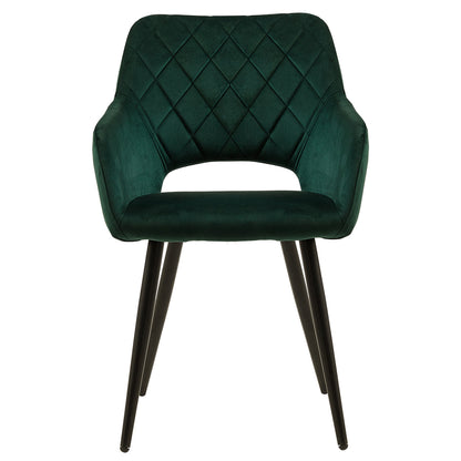 Kieran Esszimmerstühle aus Samt[2er-Set]