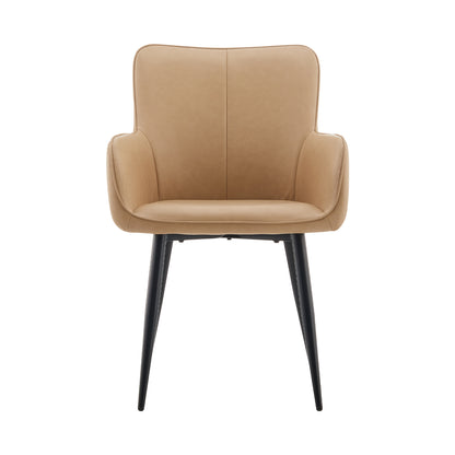 Muhsina Esszimmerstuhl aus Kunstleder[2er-Set]