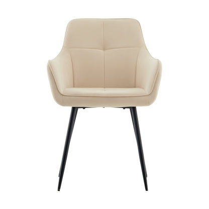 Aven Esszimmerstühle aus Samt[2er-Set]