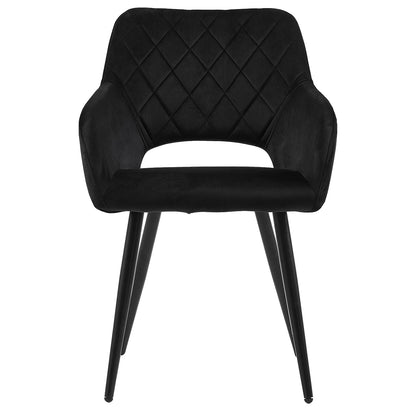 Kieran Esszimmerstühle aus Samt[2er-Set]