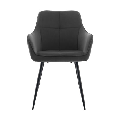 Aven Esszimmerstühle aus Samt[2er-Set]