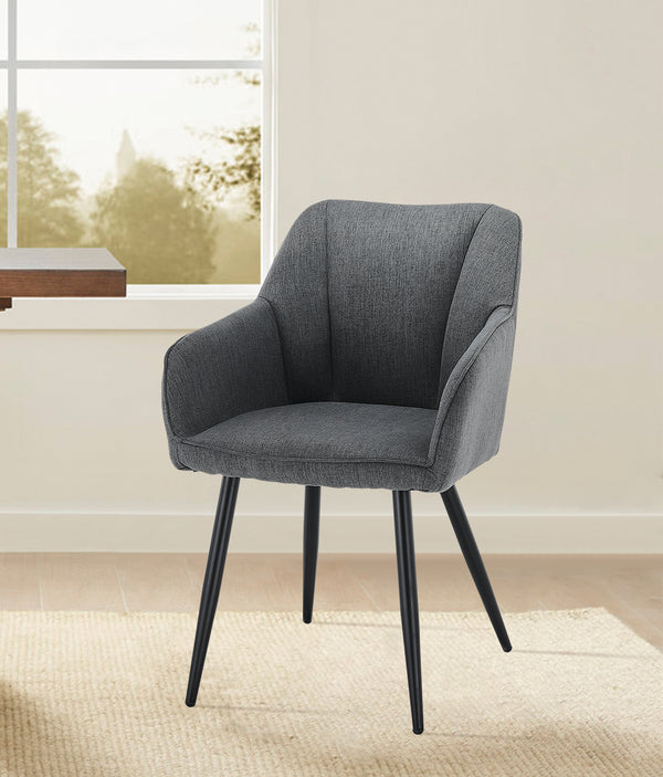 Tova Esszimmerstuhl aus Leinen[2er Set]