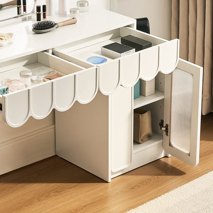 Doris Schminktisch mit Cloud-Spiegel