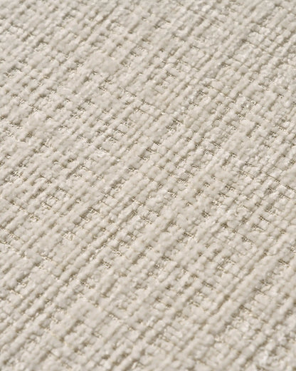 Arlo Esszimmerstuhl mit Chenillebezug in Weiß & Beige
