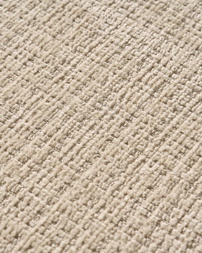 Arlo Esszimmerstuhl mit Chenillebezug in Weiß & Beige