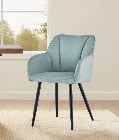 Tova Esszimmerstuhl aus Leinen[2er Set]