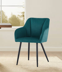 Tova Esszimmerstuhl aus Leinen[2er Set]