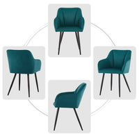 Tova Esszimmerstuhl aus Leinen[2er Set]