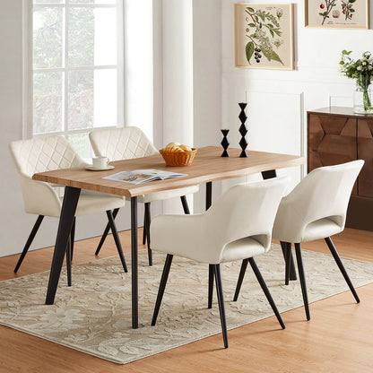 Kieran Esszimmerstühle aus Samt[2er-Set]