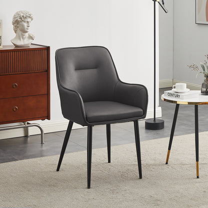 Maxine Esszimmerstühle aus Kunstleder[2er-Set]