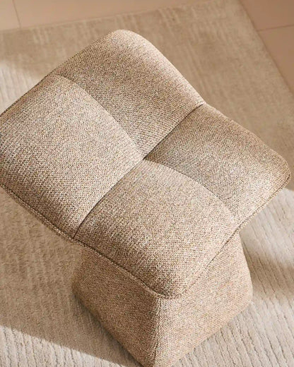 Liora Chenille-Schminktisch-Hocker – Komfort mit sanften Kurven