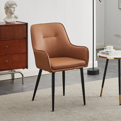 Maxine Esszimmerstühle aus Kunstleder[2er-Set]