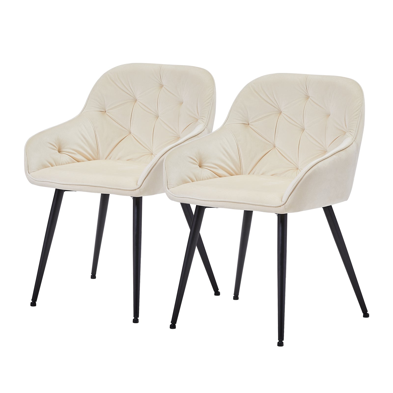 Garvies Esszimmerstühle aus Samt[2er-Set]