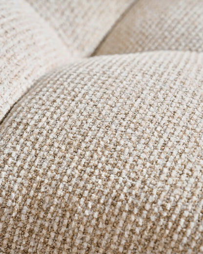 Liora Chenille-Schminktisch-Hocker – Komfort mit sanften Kurven