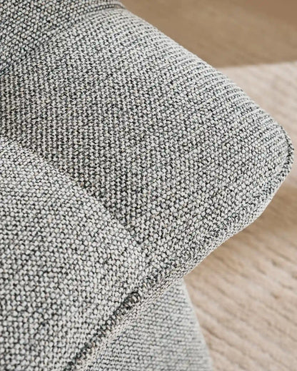 Liora Chenille-Schminktisch-Hocker – Komfort mit sanften Kurven