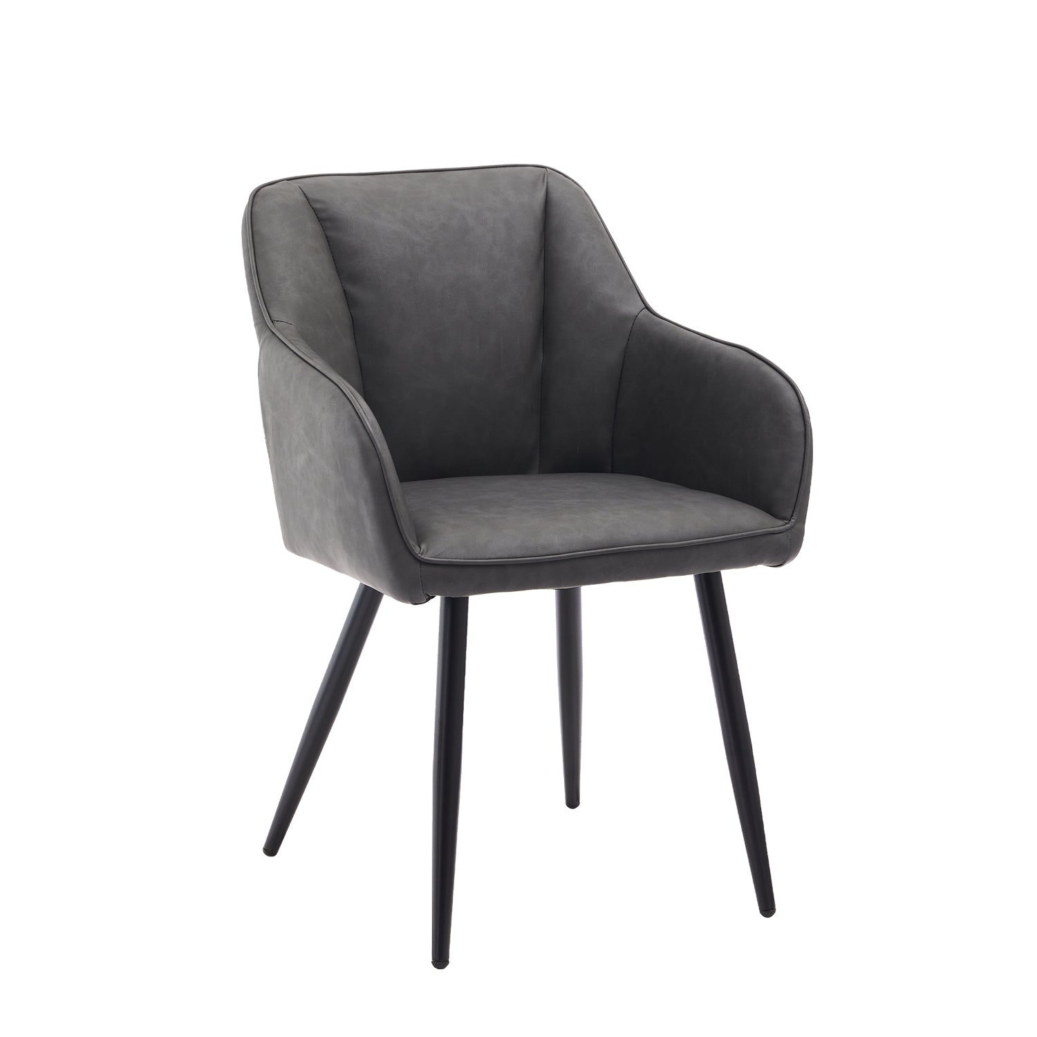 Earven Esszimmerstühle aus Kunstleder[2er Set]