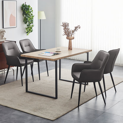 Maxine Esszimmerstühle aus Kunstleder[2er-Set]