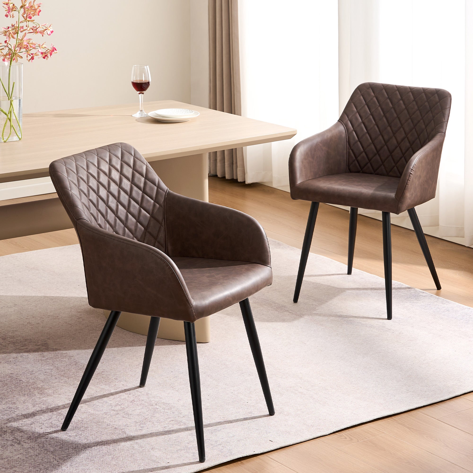 Moree Esszimmerstühle aus Kunstleder