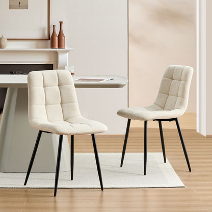 Christie Esszimmerstuhl aus Leinenmischgewebe